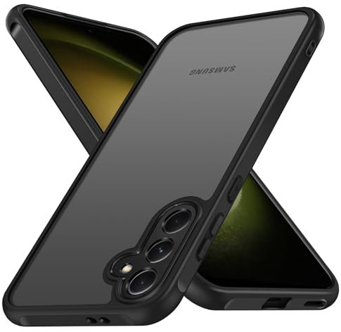 iVoler Cover Opaca per Samsung Galaxy S24+ 5G / S24 Plus 5G, [Protezione Della Fotocamera] [Antiurto di Grado Militare] Custodia Traslucida Posteriore Ultra Sottile Anti-Impronte Protettiva Case