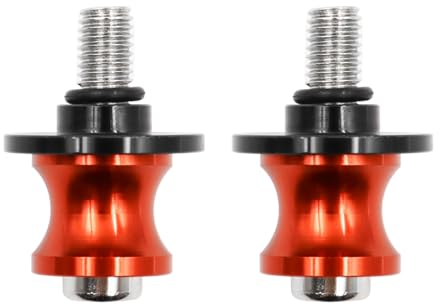 Hsthe Sea 2er-Pack Universal M10 Schwingenständer, Bobbins Spool Racing Adapter Schwingenschutz Reparaturständer, Motorradständer für Duke 125 200 250 390 690 790 890