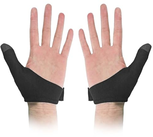 Bowling-Daumenabdeckung, 2-teilig – tragbare Bowlinghandschuhe, Bowling-Daumensparer | Mehrzweck-Bowling-Daumenabdeckung, Bowlingkugel-Handschuh, 11 x 3,2 cm, Bowling-Fingerschutz