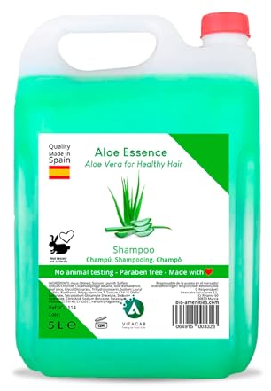 Vitacab Shampoo Aloe Vera im 5L Kanister – sanfte Reinigung für Haut und Haar – pH-hautneutral – Großpackung für Hotel, Spa, Fitnessstudio – Nachfüll-Shampoo mit Aloe Vera