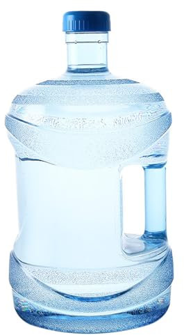 Water Dispenser Bottle 7.5L Water Jug with Handle Heavy Duty Water Container with Screw Cap Food Grade PC Sealed Transparent Water Tank Water Storage Containers for Home Dorm Tea Outdoor
