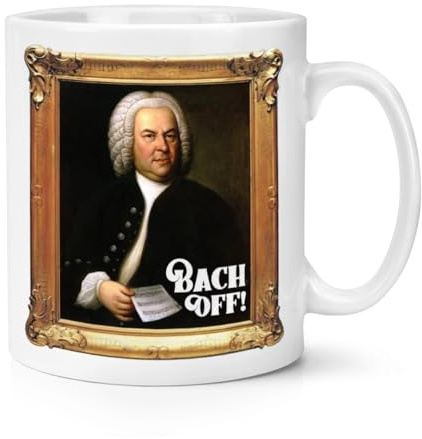 Bach Off Tasse Parodie Johann Sebastian Lustiger Witz Geschichte Komponist 284 ml
