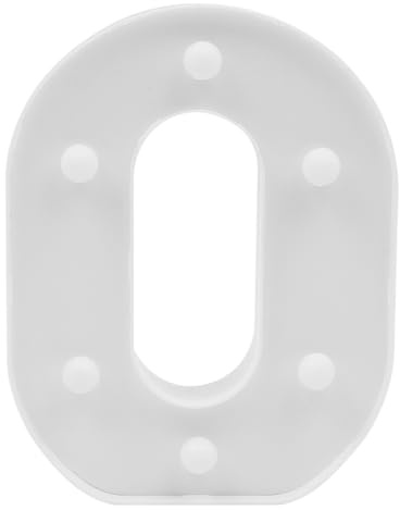 Hsthe Sea Number Light Sign LED Marquee Number Light Up 0-9 Digits Lights Sign for Home Party Bar Wedding Festival Birthday Decorations (0)