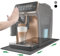 Inwee Unterlage für Kaffeemaschine, Silikonmatte mit Rand, 48x30cm Anti-Rutsch Silikonmatte für Kaffeevollautomat, kompatibel mit Siemens EQ6, De Longhi Magnifica und Philips LatteGo usw. (Grau)