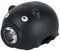 Editbar Kinder Scooter Licht, LED Kinder Roller Licht - USB Wiederaufladbar Kinderwagen Licht, LED Warnlicht, Dreifachmodus mit Hupe, IP64 Wasserdicht, für Roller und Kinderwagen (Schwarz)