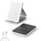 Kintion Travel Makeup Mirror, Rechargeable Compact Mirror with Light, Portable LED Pocket Mirror, Folding Vanity Mirror, 3 Color Modes Dimmable, Handbag Small Mirrors for Women Gift, Black