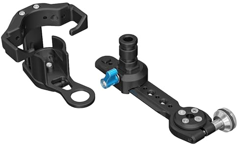 KONDOR BLUE | LCD Clamp for Sony FX6 | Compatible with Sony PXW-FX9 Eyepiece Loupe Assembly, Tension-Controlled Pivot, Prevents Screen Sag, Full Articulation | Black