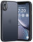 PuyaTeya Upgrade für iPhone XR Hülle, [Militärschutz] Stoßfest Schutzhülle Samtige Touch Matt Anti-Kratzen Anti-Glatte Anti Fingerabdruck Handyhülle für iPhone XR(Schwarz)