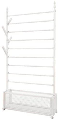 Ribbon Holder Organizer Rack, Large Capacity Scarf Rack Stand Wrapping Paper Rack, Ties Silk Scarves Towels Storage Multifunctional Metal Rack, for Flower Shop Retail Shop Craft Room Cake Shop