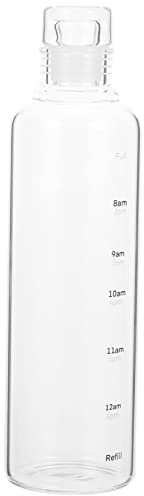 Sosoport Vaso De Jugo Transparente De Gran Capacidad para Beber con Escala De Plástico para Gimnasio Fitness y Viajes