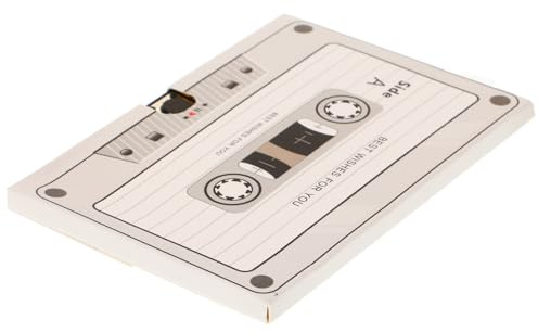 Retro Kassettengrüßkarte mit Sprachrekorder, 30 Aufnahme für Geburtstag