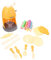 VICASKY 1 set Imitation Ice Cream Machine for Pretend Play Kitchen Accessory Safe Material Fun Creative Play for Home Parks and Outdoor Gardens present for Boys