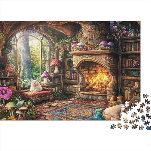 Attraktive Häuser, Haus, Lernspiel, Spaß, extrem schwierig zu vervollständigen, geeignet für Familienunterhaltung, 1000 Stück (75 x 50 cm)