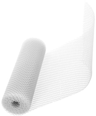 JOINPAYA Balkon Schutznetz aus Wetterfestem Kunststoff 40x500cm Transparentes Sicherheitsnetz für Haustiere und Absturzsicherung für Treppengeländer und Balkon