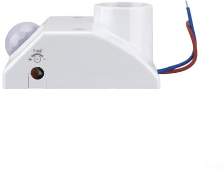 KHIronHive E27 Presa a Vite Sensore di Movimento Interruttore Luce Ritardo Regolabile Induzione Infrarossi Intelligente Risparmio Energetico Auto On Off Controller