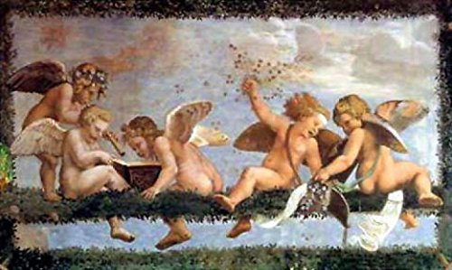 Engel Poster Putti Sala Di Psiche E Amore Kunstdruck Bild 100x50 cm