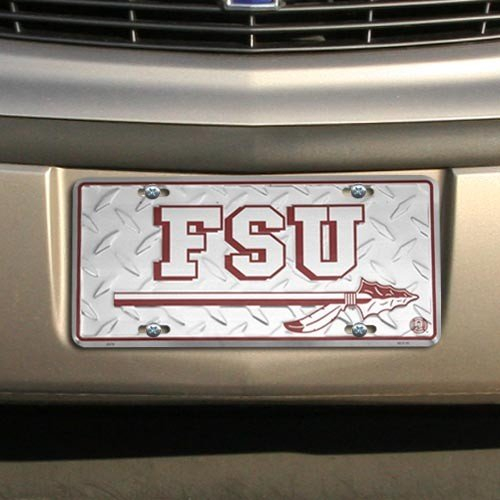 Football Fanatics NCAA Florida State Calendoles (FSU) Silber Metall Kennzeichen