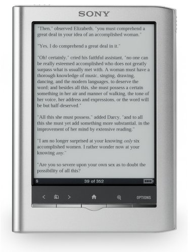 Sony Reader Pocket Edition PRS-350 - eBook reader - 5 monochrome E Ink ( 800 x 600 ) - silver