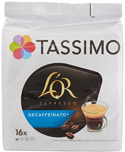 TASSIMO Lot de 4 Sachets 16 doses de café Carte Noire Expresso décafeiné