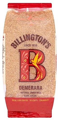 Billington's Natural Demerara Unrefined Cane Sugar (500g) - Pack of 6