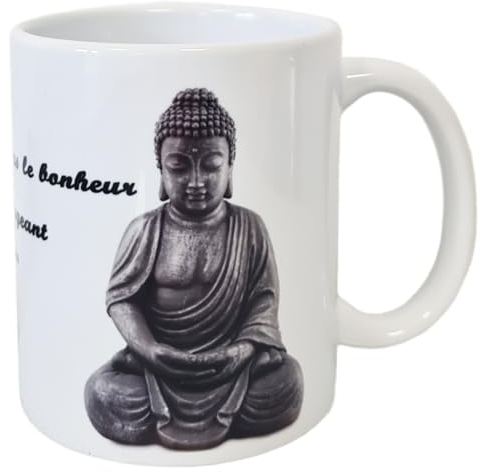 Tasse en céramique Bonheur Bouddha by Cbkreation