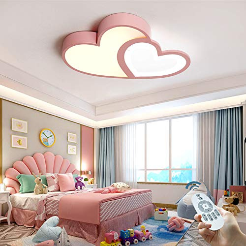 Lampada Da Soffitto LED Con Telecomando Plafoniera Dimmerabile Creative Love Soffitto Camera Letto Per Bambini Boy Girl Camera Letto Lamp Illuminazione Corridoio Soggiorno Decorazione Romantica Luce