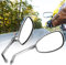 motorrad spiegel chrom + Universeller verstellbarer Motorradrückspiegel | 2-teiliges Motorrad Motorrad modifizierter Rückspiegel Chrom Rückspiegel Seitenspiegel - Schraubendurchmesser 10 mm