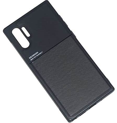 Kepuch Mowen Cover Custodia Case Piastra Metallica Incorporata per Samsung Galaxy Note 10+/10 Plus - Nero