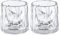 Koziol Superglas Club No. 2, Set de 2 Vasos de Whisky 250 ml, Plástico Transparente Irrompible, Reutilizable, Elegante, para Fiesta, Camping, Terraza, Vasos Resistentes