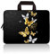 Laptoptasche / Tragetasche für Chromebook / Notebook / Ultrabook / Tablet, Neopren, für Apple MacBook Air / Samsung / Google Acer / HP / Dell / Lenovo / Asus (Goldene Schmetterlinge)