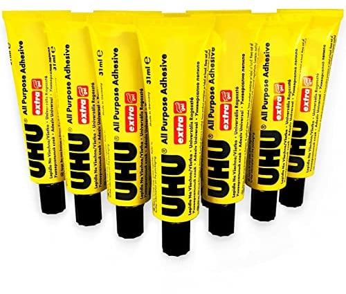 UHU Gel adesivo multiuso extra colla - 31ml - Confezione da 10 tubi
