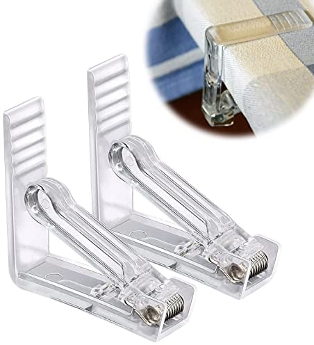Pince à Nappe Transparent,Pince Nappe Plastique,20 Pcs Clip Nappe Table RéGlable pour FêTe à La Maison,Parties,Pique-Niques, FêTe, Mariage,Restaurant n,Parties,Pique-Niques, FêTe, Mariage,Restaurant