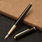 Jinhao 95 Metal Fountain Pen Extra Fine Nib, Vivid Black with Golden Clip Writing Pen