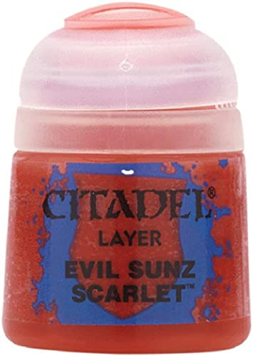 Citadel Games Workshop Peinture de couche Evil Sunz Scarlet