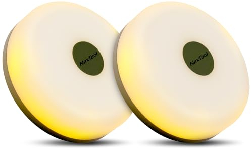 HAMLITE Camping Lichterkette: 2 Stück Außen Lichterkette Camping Aufrollbar 2-in-1, Wasserdichte Tragbare Aufrollbare Lichterkette USB, Outdoor Lichterketten für Hof und Wandern, Weihnachts deko