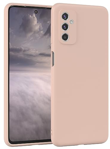 EAZY CASE - Silikonhülle für Samsung Galaxy M52 5G Hülle Silikon Case Rosa weich stoßfeste Handyhülle Galaxy M52 5G Schutzhülle mit Kameraschutz Dünn Premium Schutz Cover TPU Bumper in Altrosa Pastell