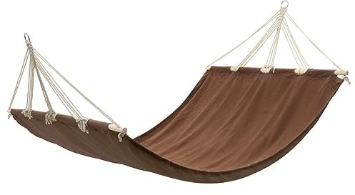 ZEYUAN Hängematte Hängemattengestell Hängeliege Hängematten braun, Hammock, Outdoor Hängematte, Hängematten Garten, Hängematte Für Draußen - 40808