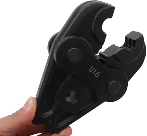 Pince à sertir en acier Cr40, mâchoire de sertissage U16 pour 16 mm, pour raccords de tuyaux d'un diamètre extérieur de 0,63 pouces, dans l'industrie de la construction, pour vous aider à obtenir