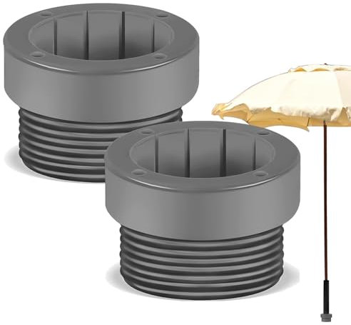 Xiixuuj Pool Umbrella Stabilizer | Garden Umbrella Stand,Threaded Pool Umbrella Adapter Umbrella Stand, Umbrella Inserts Umbrella Stand Parts Outdoor