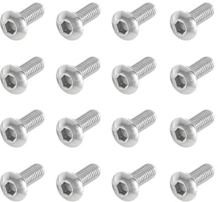 PATIKIL Scooter Fixed Screw, 18 Pcs Replacement Bottom Battery Cover Screws Replace Parts Accessories for M365 Electric Scooters, Silver