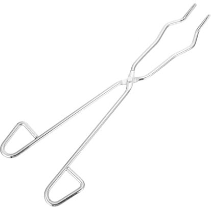 OKUMEYR Tiegelklemme Aus Rostfreiem Stahl Stabile Klemme Für Becher Laborzubehör Für Unterricht Zuverlässige Becherklemme Silber