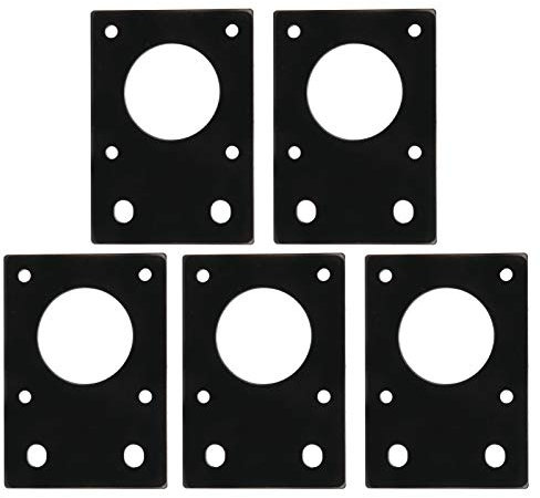 Schrittmotor-Montageplatte, 3D-Drucker, feste Halterung, 5 Stück, 42 ​​für 2020 2040, Aluminium, anwendbar für NEMA 17 42-Serie