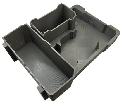 Jonah Pope Design 3d Printed Insert Designed for Milwaukee Packout Organizer and M18 Heat Gun (Industrial Gray)