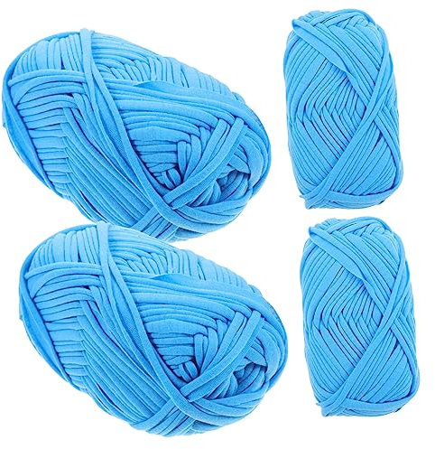 Gadpiparty 4 Rollos Hilo Tricotin Tejer Mano Cuerda de Crochet DIY Material de Flexible y Duradero Decoración y Manualidades