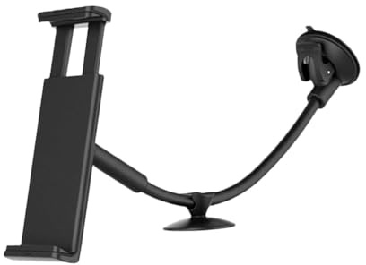 Kisangel Verstellbare Auto Handyhalterung mit Langem Arm Rutschfestem Dreieckspad Stabiler Halterung für Smartphones und Tablets Einsetzbar für Pkw und LKW