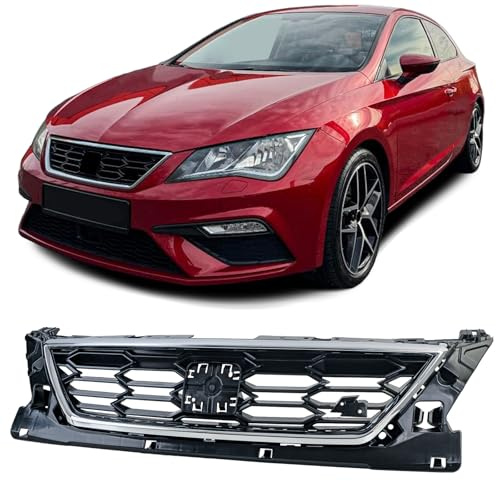 Sport Upgrade Kühlergrill mit Chromrahmen für Seat Leon 5F Modell FR 2017-2020