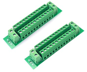 JZK 2er-Pack 3A Stromverteiler für Modellbahn – 12-Port PCB-Hub für Stadtbeleuchtung & Szenerie, Kompatibel mit Spur HO, N, O, LED-Straßenlampen & DIY-Elektronik