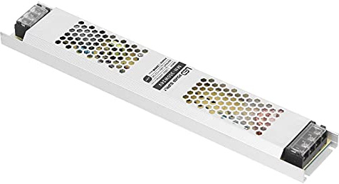 Aolidsive Controlador de Fuente de Alimentación LED de 300 W, Carcasa de Aleación de Aluminio, Resistente Al Agua IP68, para Uso en Interiores y Exteriores (24V)