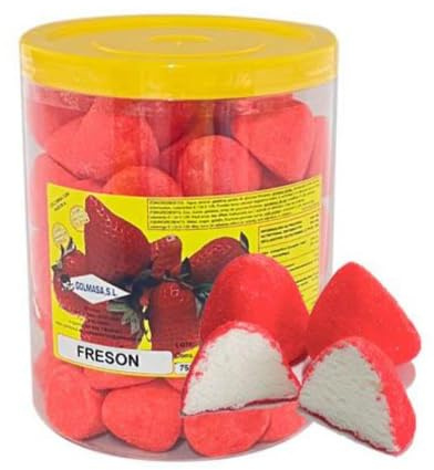 FRAISE XXL – guimauve saveur fraise, texture moelleuse, goût sucré, idéal enfants et pauses gourmandes