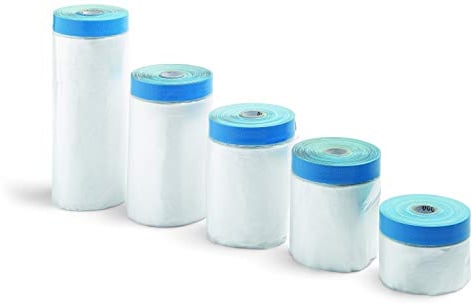 Schuller Eh'klar 45881 Targa Blue Mask 55cmx20m Maler-Abdeckfolie mit Klebeband 17mm 1 Rolle